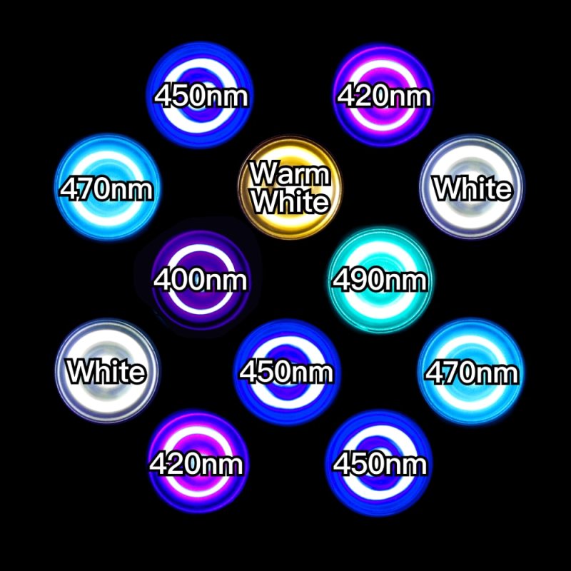 画像2: 【最新仕様】20,000K フルスペクトル 24W型 超高輝度特殊デュアルチップLED搭載ランプ Lighting Master 24DCII【UVマリン】海水魚水槽に最適な明るい海中の色合い (2)