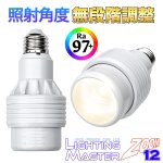 画像1: 太陽光のような高演色 Ra97+ 高密度COB LED搭載◆照射角度 無段階調整可能◆ Lighting Master ZOOM 12【ナチュラルホワイト】4,000K (1)